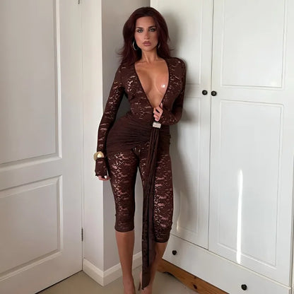 Jana Mesh Jumpsuit