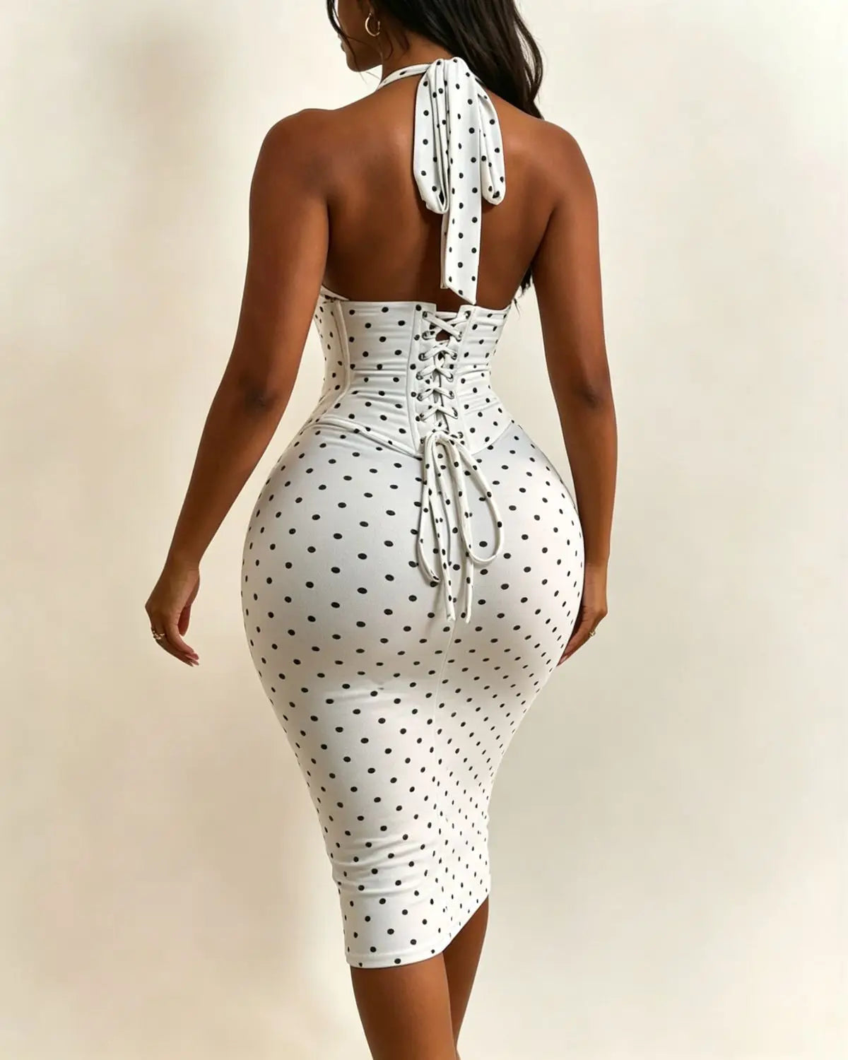 Polka Dot Corset Dress
