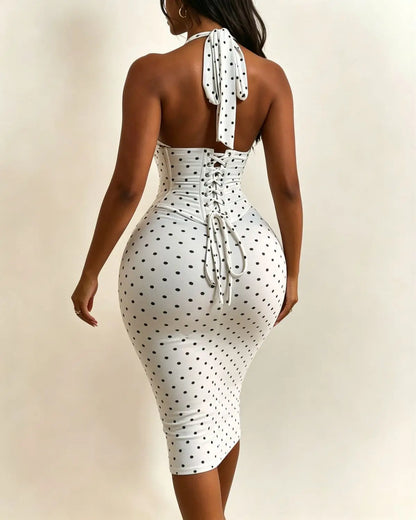 Polka Dot Corset Dress