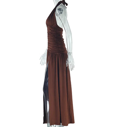 Mercy Pleated Maxi Dress