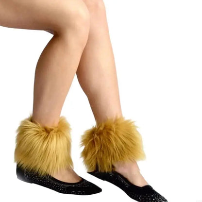 Fur Fuzzy Leg Warmer