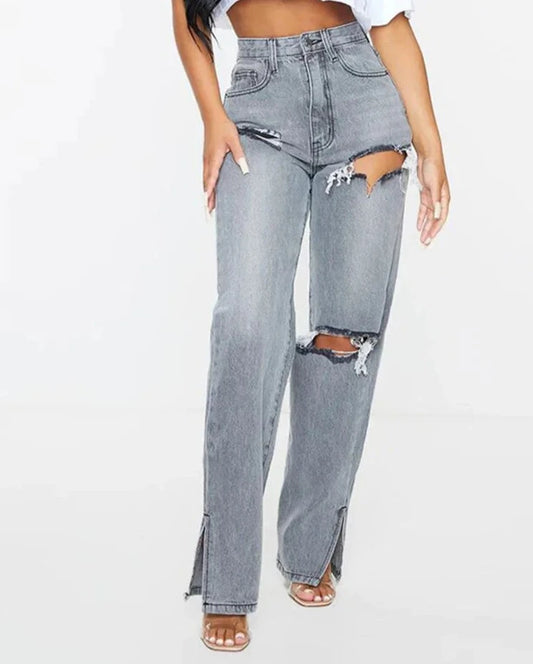 Draya Loose Ripped Jeans
