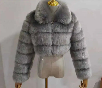 Lapel Fur Coat