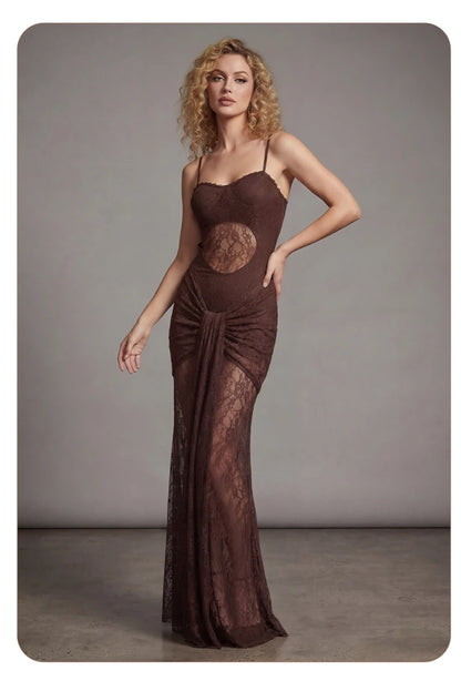 Wendie Mesh Maxi Dress