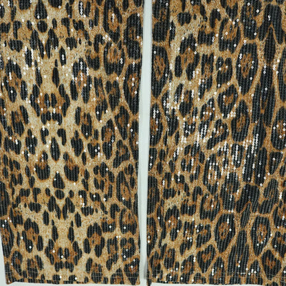 Loryn Leopard Sequins Set