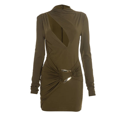 Anila Ruched Mini Dress