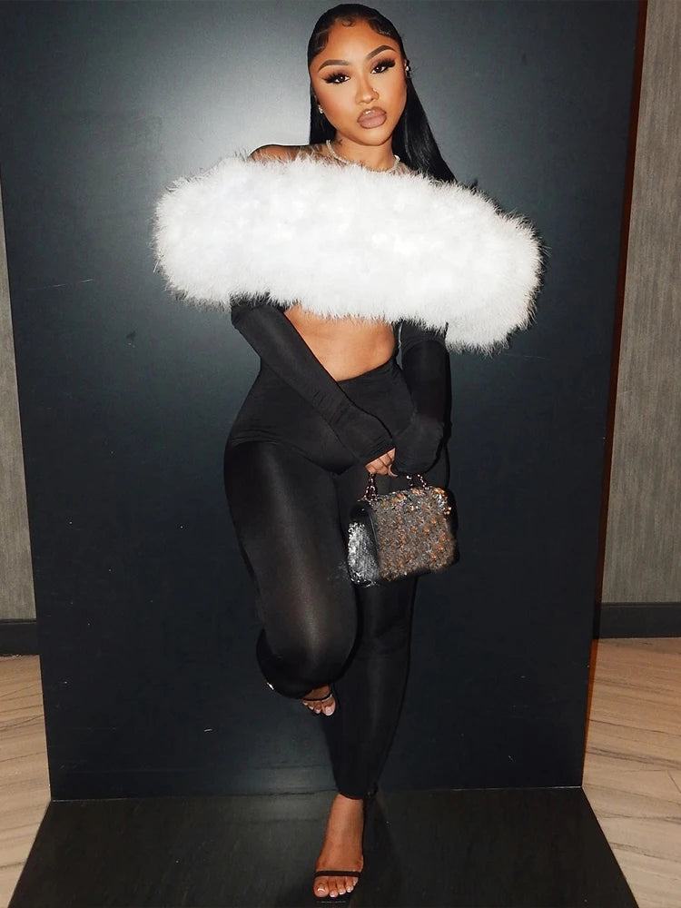 Fur Fantasy Jumpsuit