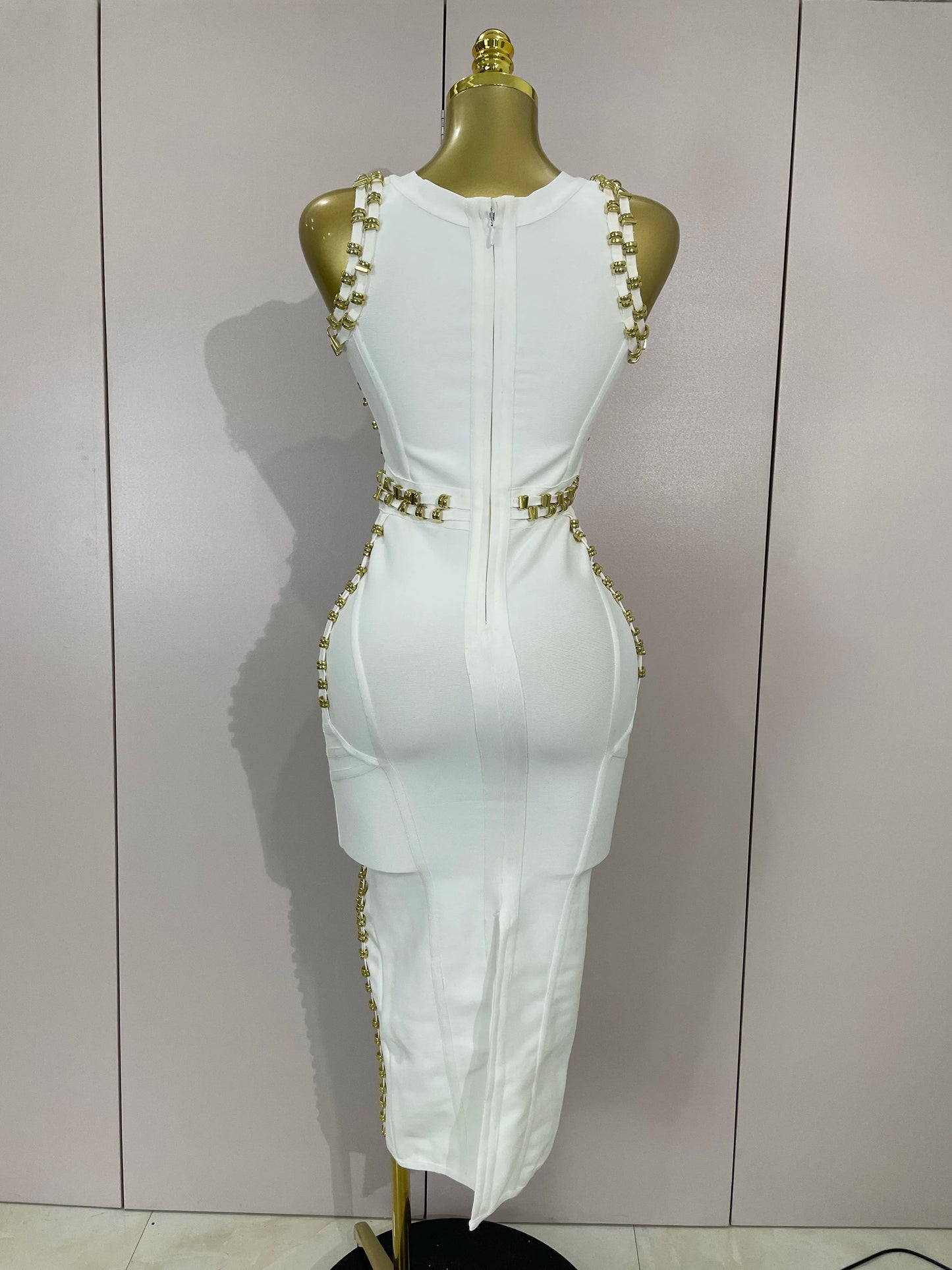 Hollywood Bandage Midi Dress