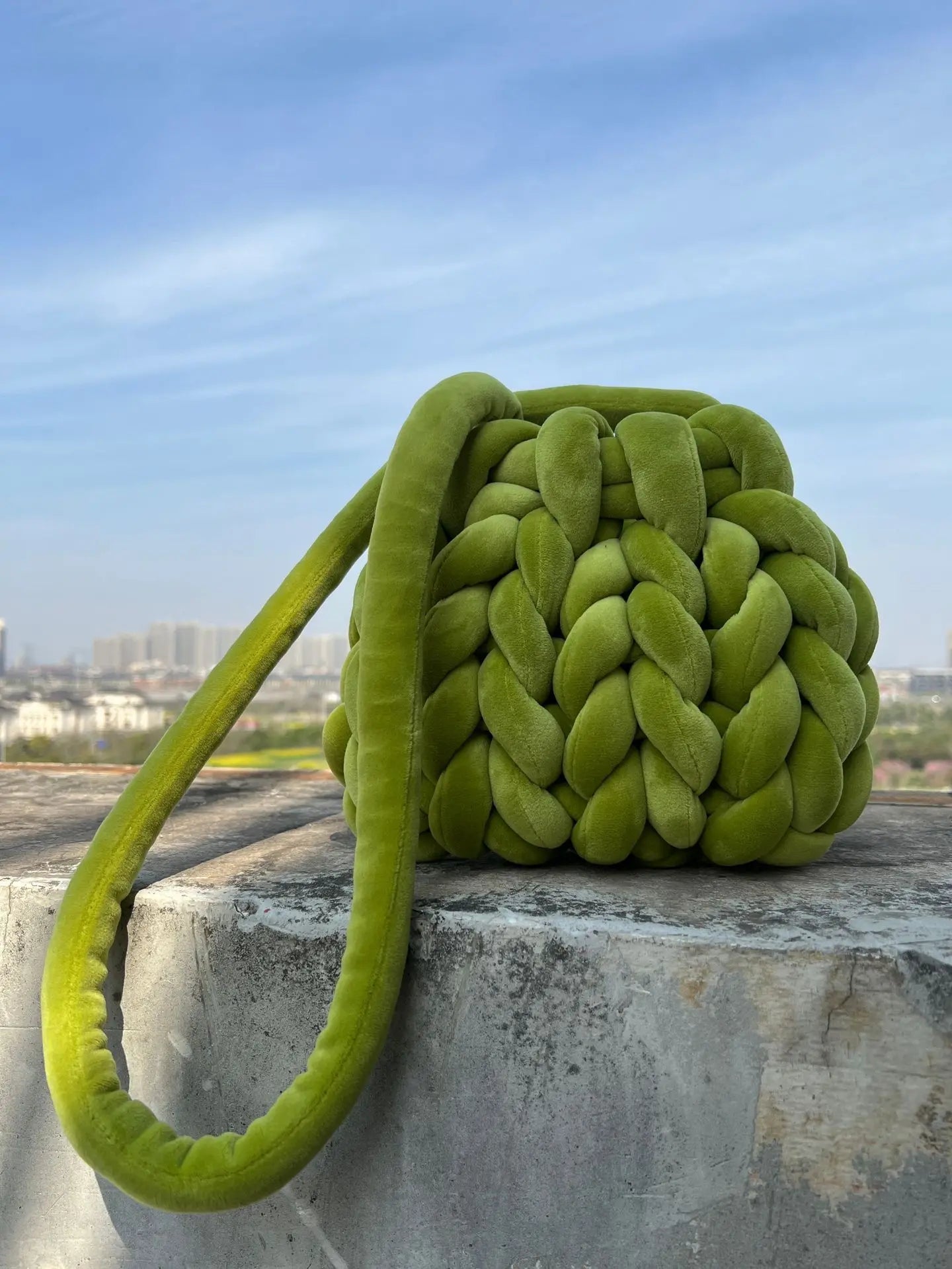 Knitted Shoulder Handbag