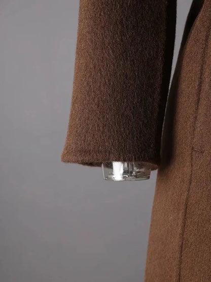 Brown Belted Trench Coat