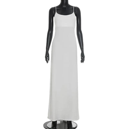 Liza Backless Draped Maxi Dress