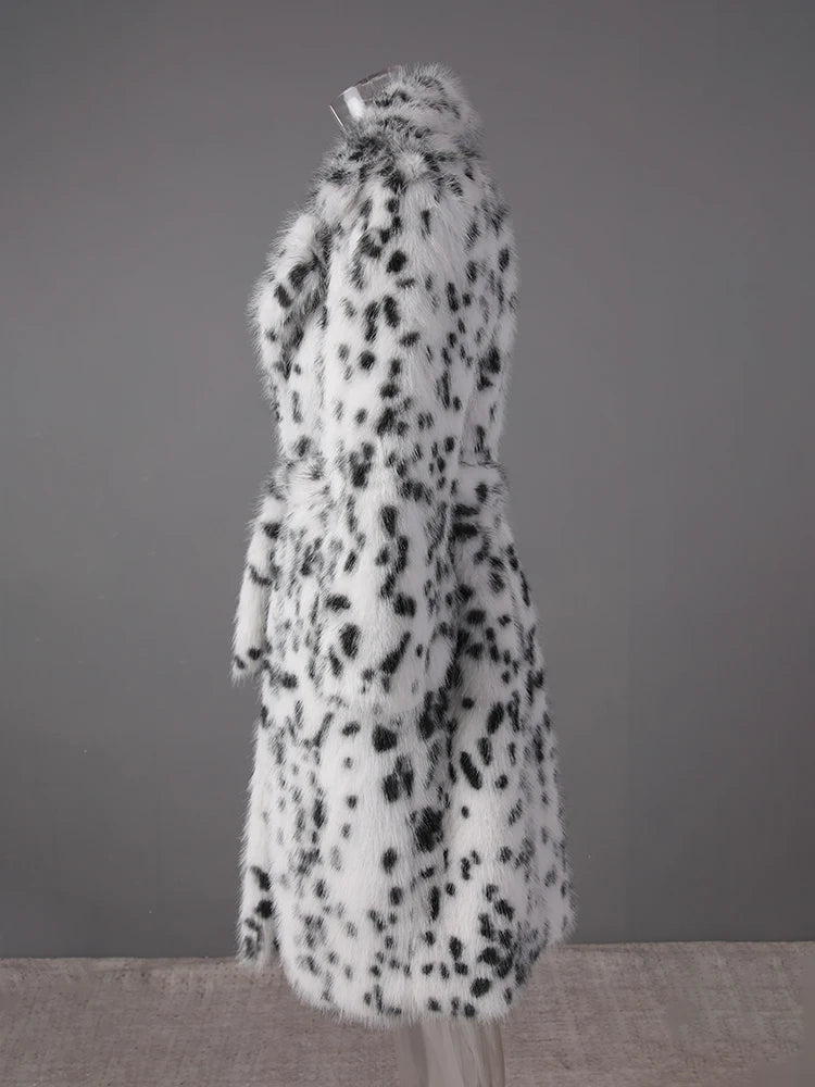 Opulent Fur Plush Coat