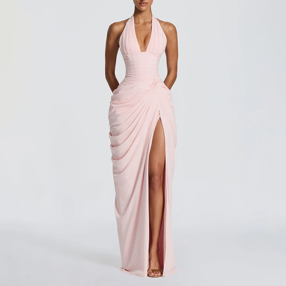 Rosee Ruched Maxi Dress