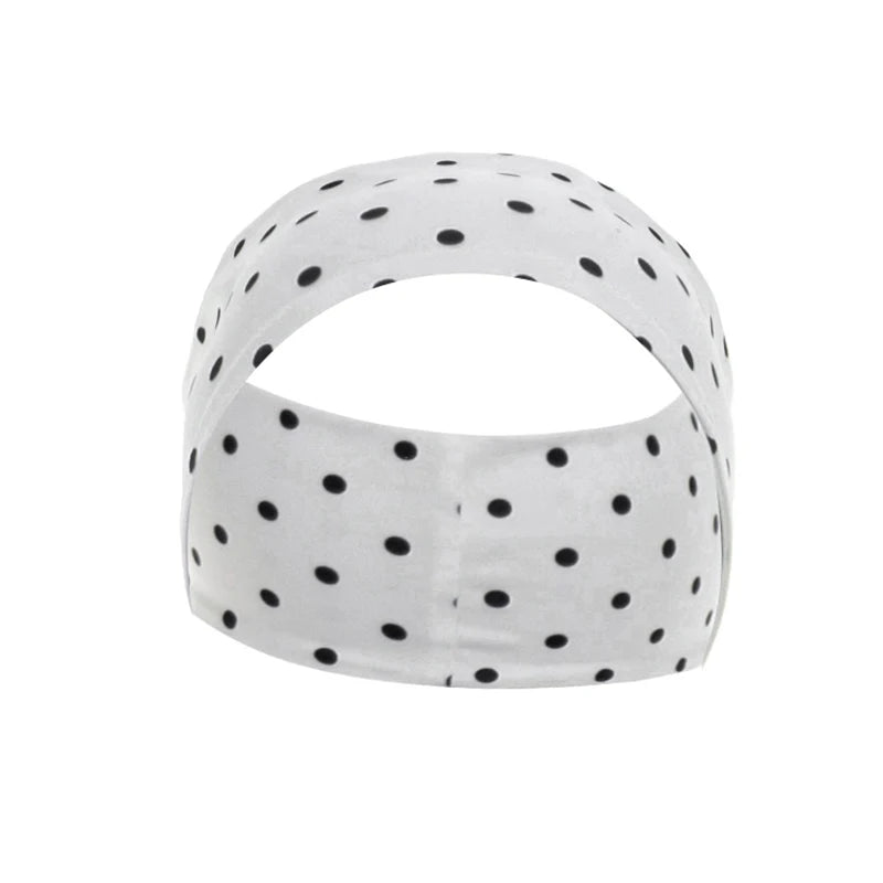 Polka Dot Print Romper +Headscarf