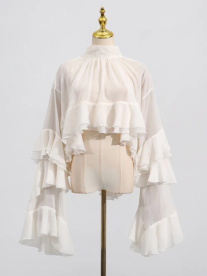 Krista Ruffles Blouse