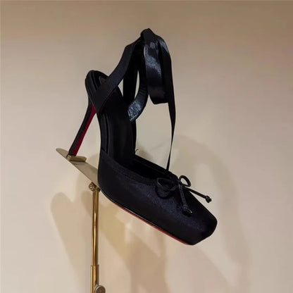 Butterfly-Knot High Heels