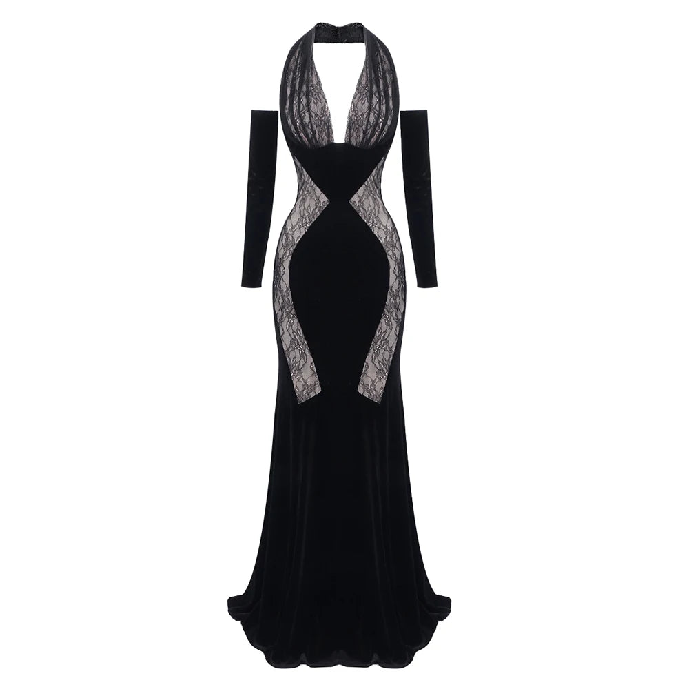 Marissa Mesh Maxi Dress