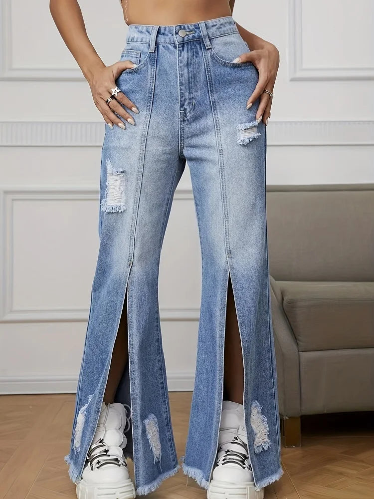 Jaya Loose Jeans Trousers
