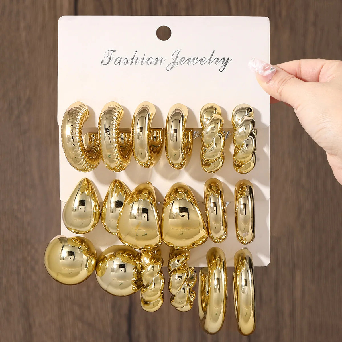 Chunky  Vintage Drop Earring