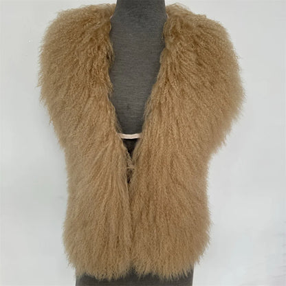 Fur Top Vest