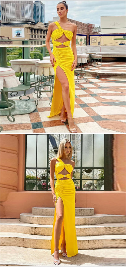 A Journey Maxi Dress- Yellow