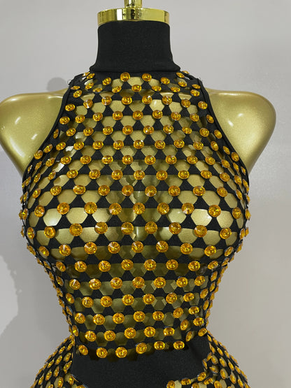 Autty Mesh Mini Dress