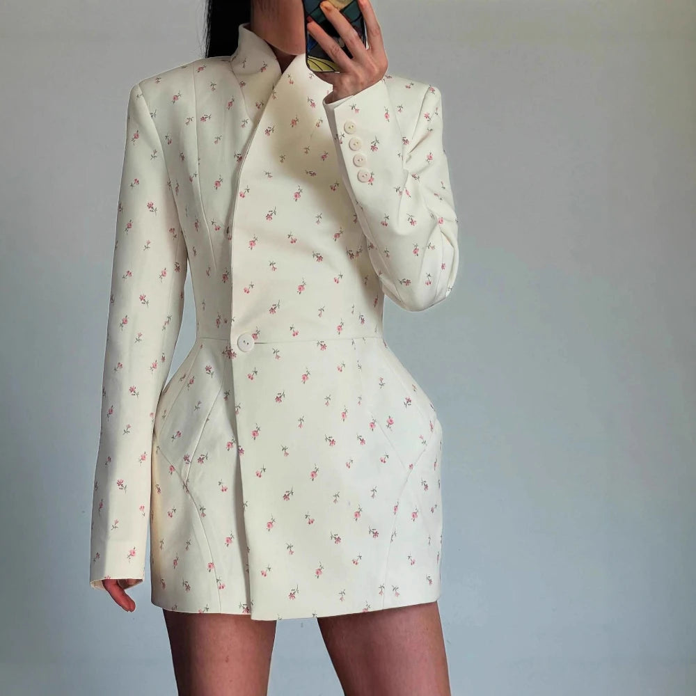 Floral Blazer Dress