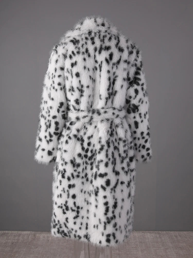 Opulent Fur Plush Coat
