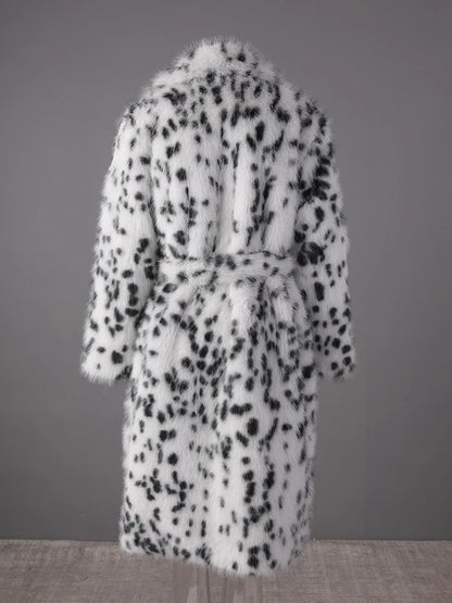 Opulent Fur Plush Coat
