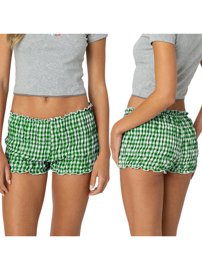 Gennie Plaid Short