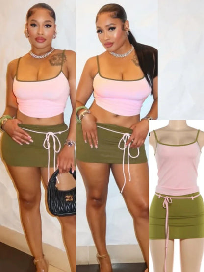 Tisha Mini Skirt Set