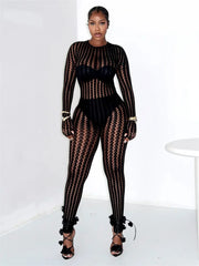 Hottie Mesh Jumpsuit
