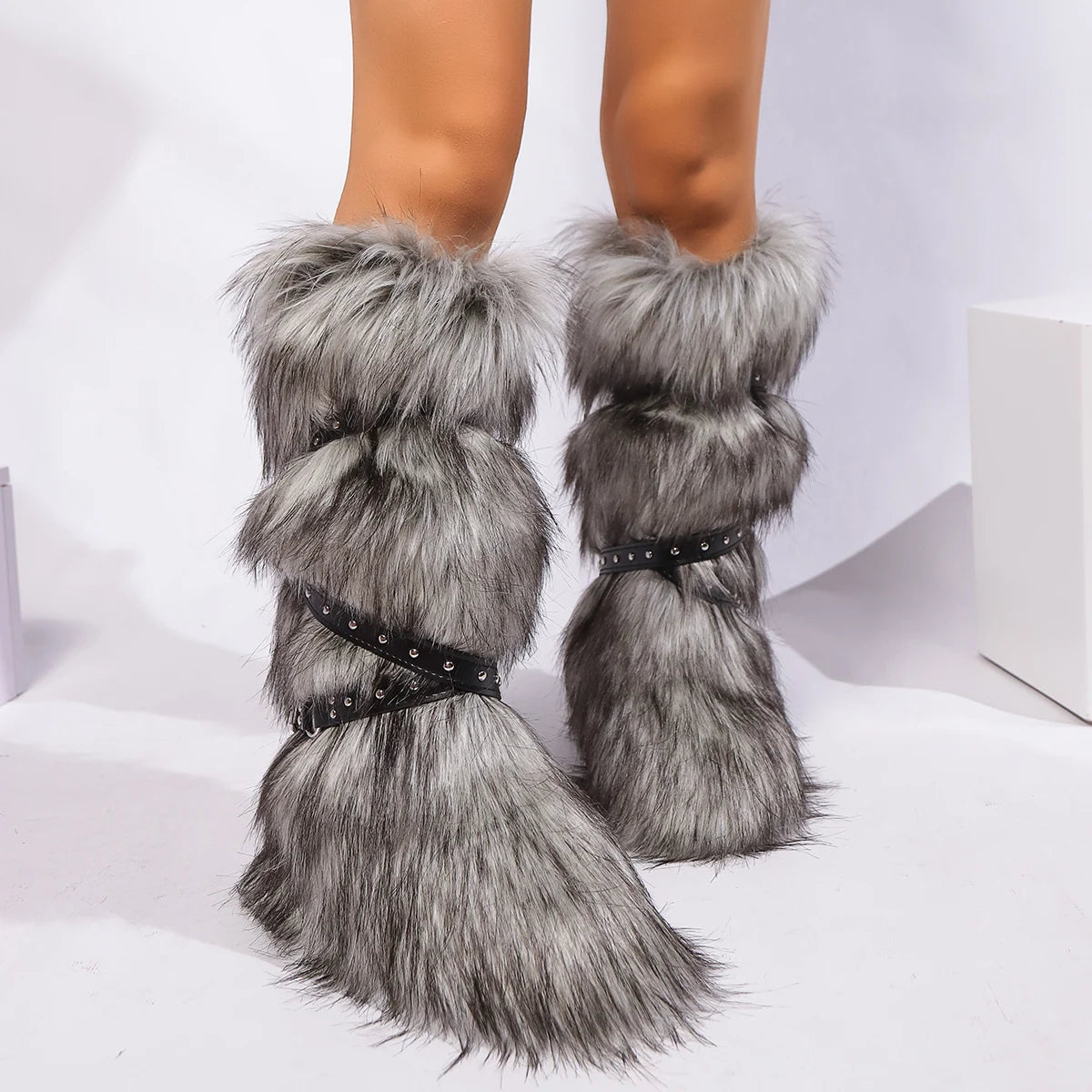 Plush Furry Boots