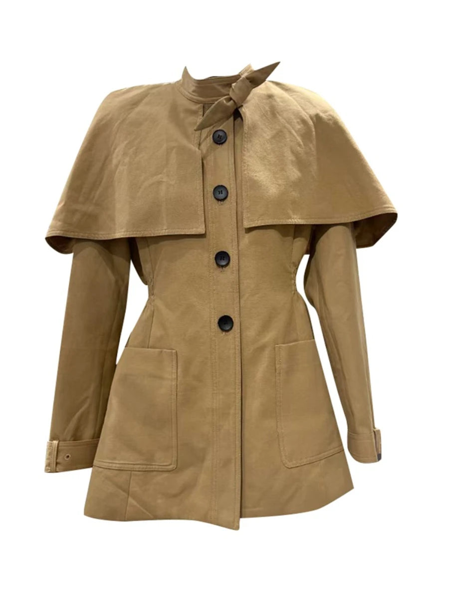 Bowknot Trench Coat