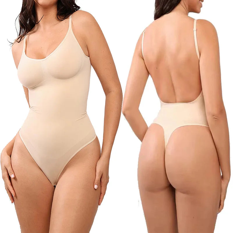 Low Back Shapewear Seamless Bodysuit