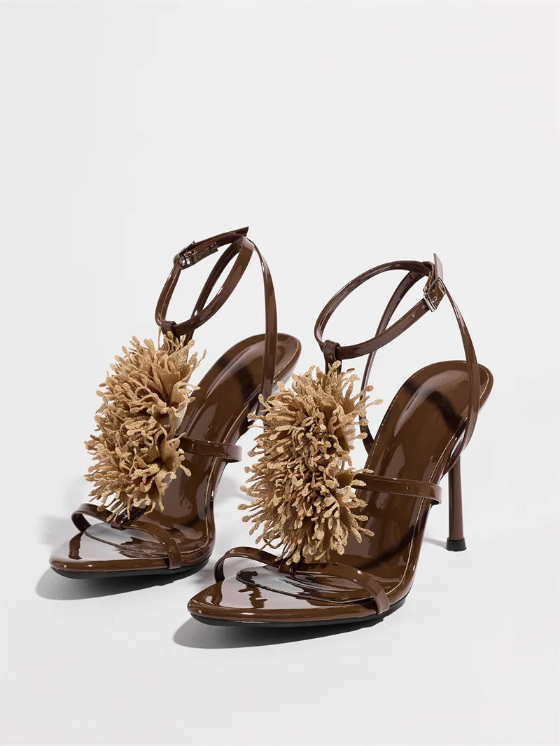 Coral High Heels
