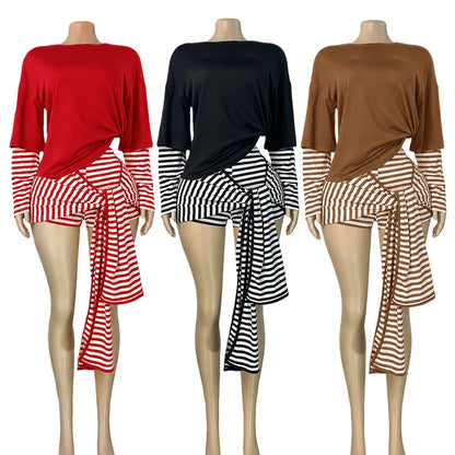 Issa Wrap Skirt Tie Skirt Set