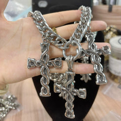 Cross Pendant Choker