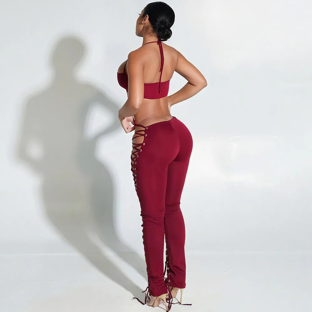 No Cuts Given Pants Set