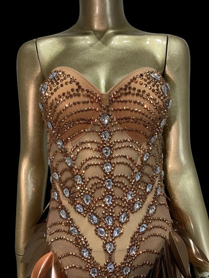 Brown Luxe Maxi Dress