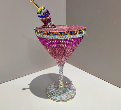 Goblet Diamond Clutch Bag