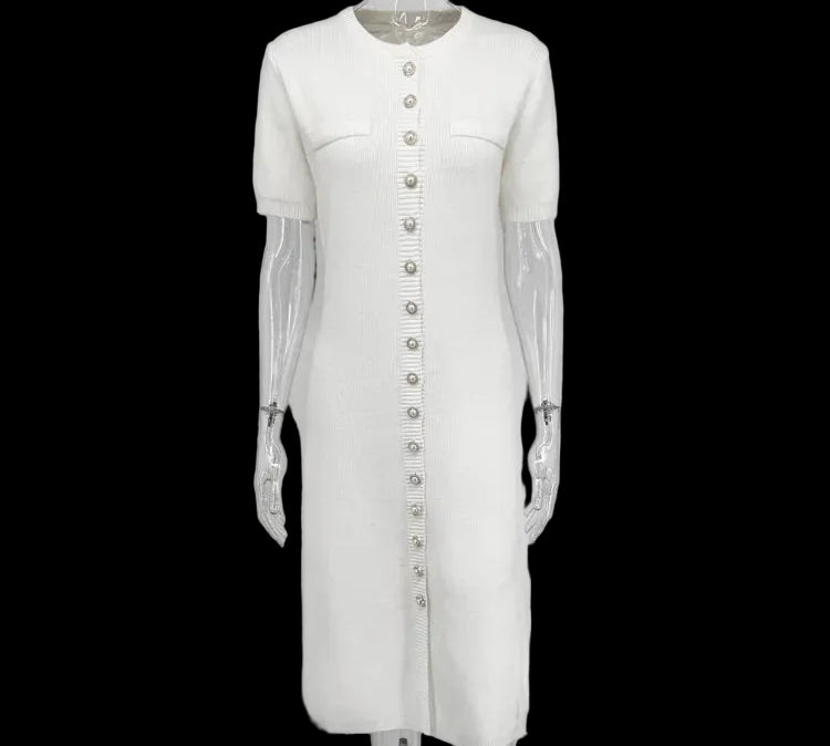 Cassidy Cardigan Knit Midi Dress