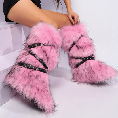 Plush Furry Boots