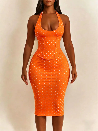 Polka Dot Corset Dress