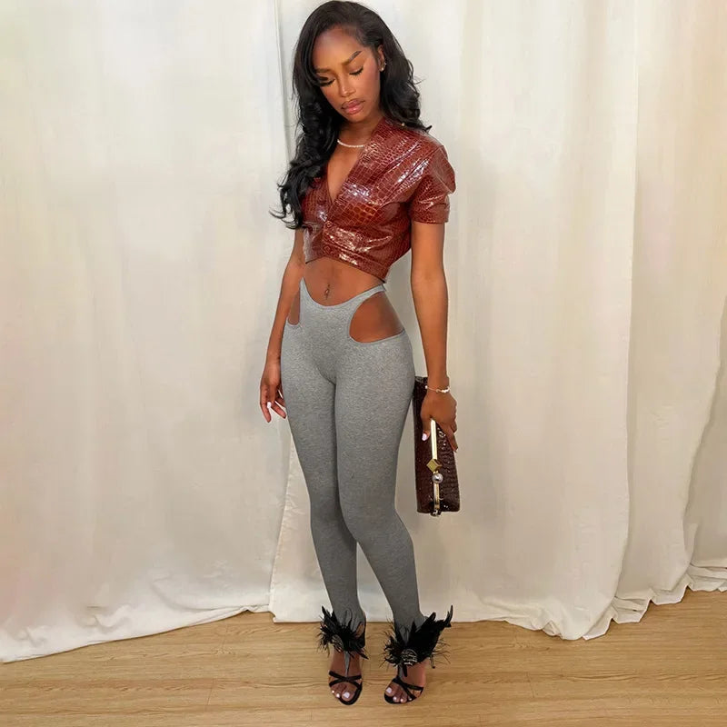 Cutout Leggings
