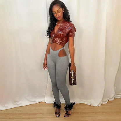 Cutout Leggings