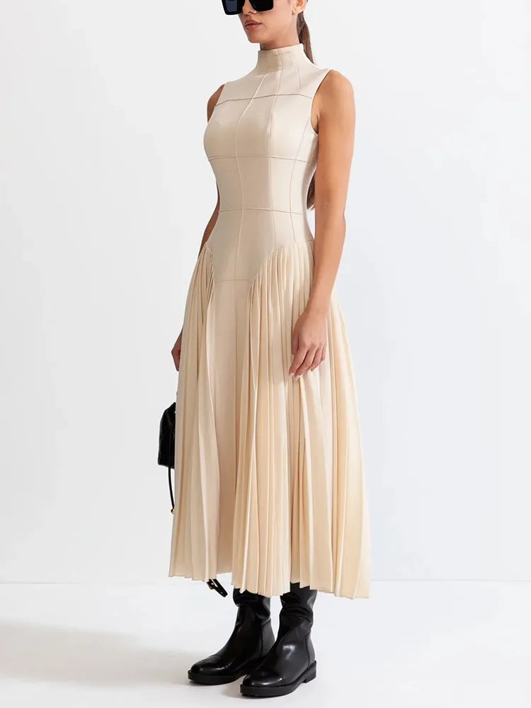 Lauren Pleated Maxi Dress