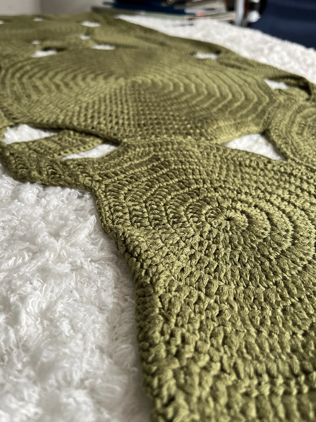 Justina Crochet Midi Dress