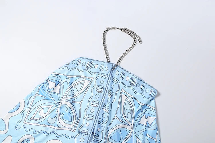 Art Ruffles Hem Short Set