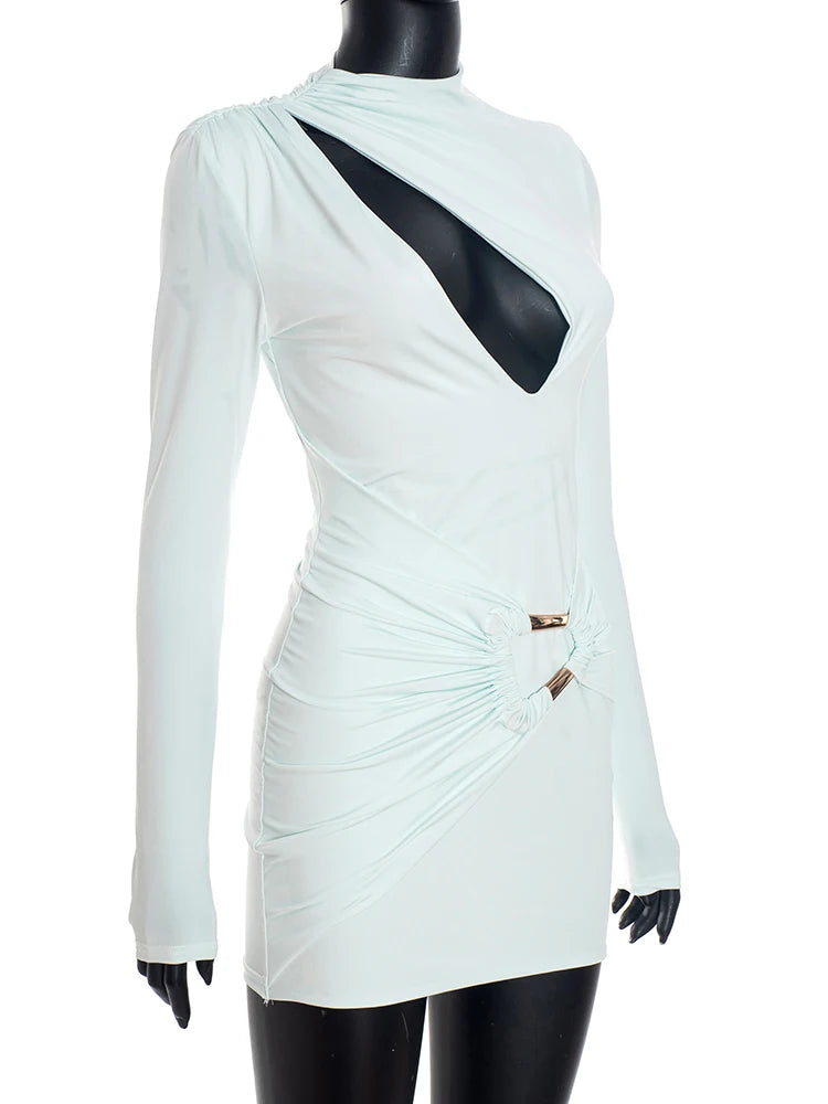 Anila Ruched Mini Dress